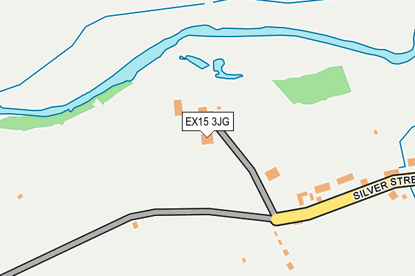 EX15 3JG map - OS OpenMap – Local (Ordnance Survey)
