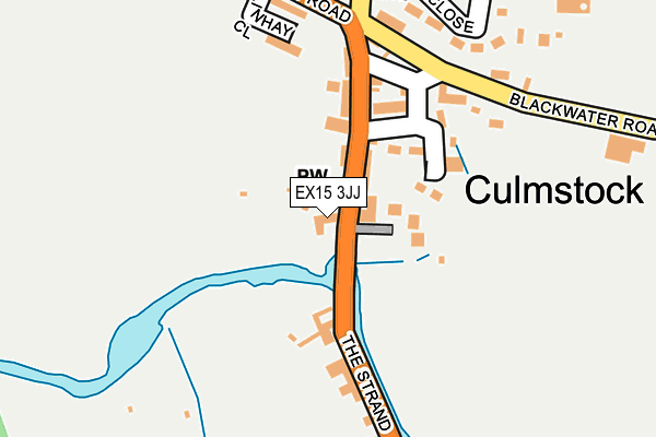 EX15 3JJ map - OS OpenMap – Local (Ordnance Survey)