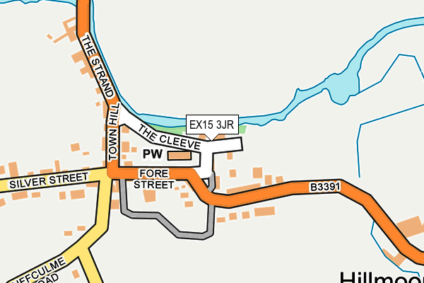 EX15 3JR map - OS OpenMap – Local (Ordnance Survey)