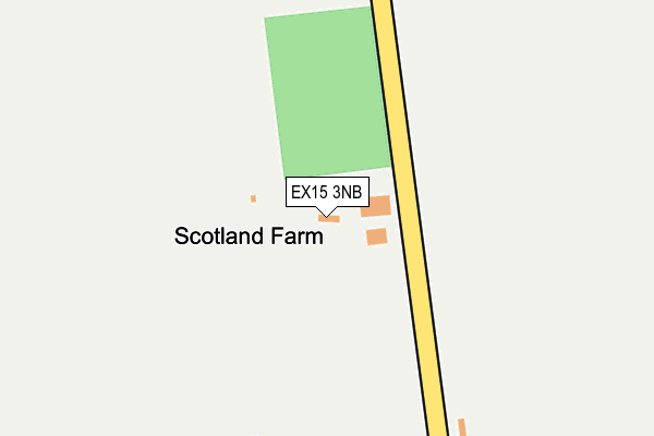 EX15 3NB map - OS OpenMap – Local (Ordnance Survey)