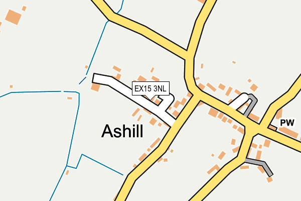 EX15 3NL map - OS OpenMap – Local (Ordnance Survey)