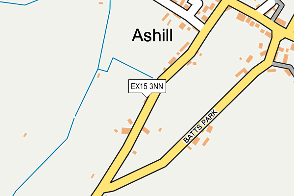 EX15 3NN map - OS OpenMap – Local (Ordnance Survey)