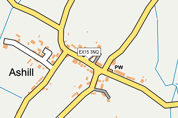 EX15 3NQ map - OS OpenMap – Local (Ordnance Survey)