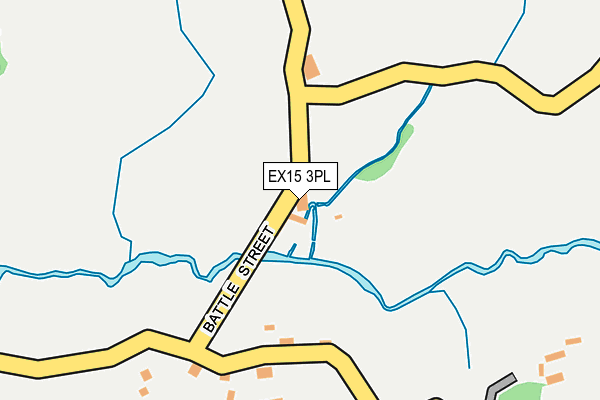 EX15 3PL map - OS OpenMap – Local (Ordnance Survey)