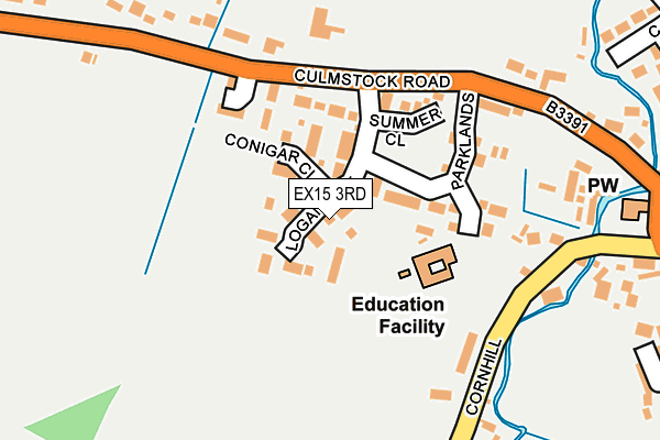 EX15 3RD map - OS OpenMap – Local (Ordnance Survey)