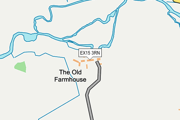 EX15 3RN map - OS OpenMap – Local (Ordnance Survey)