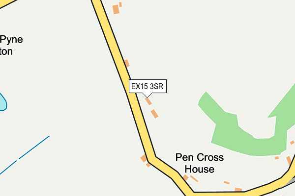 EX15 3SR map - OS OpenMap – Local (Ordnance Survey)