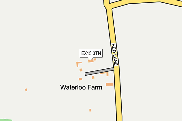 EX15 3TN map - OS OpenMap – Local (Ordnance Survey)