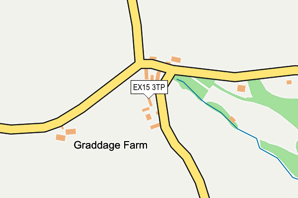 EX15 3TP map - OS OpenMap – Local (Ordnance Survey)