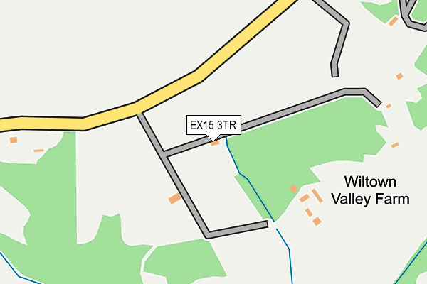 EX15 3TR map - OS OpenMap – Local (Ordnance Survey)