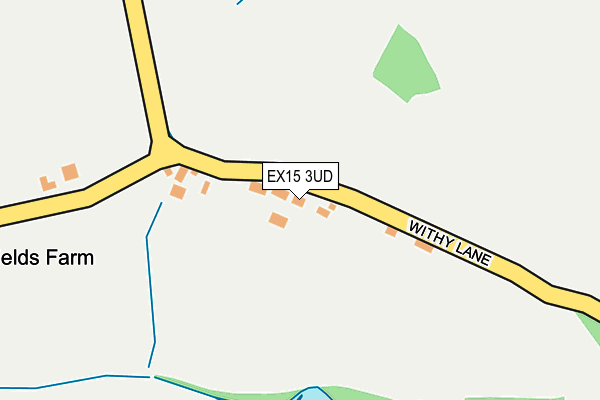 EX15 3UD map - OS OpenMap – Local (Ordnance Survey)