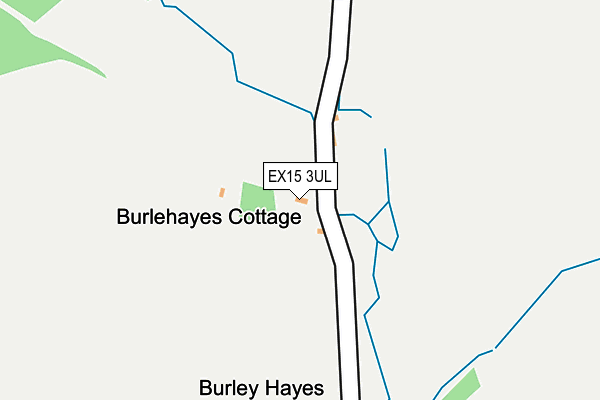 EX15 3UL map - OS OpenMap – Local (Ordnance Survey)