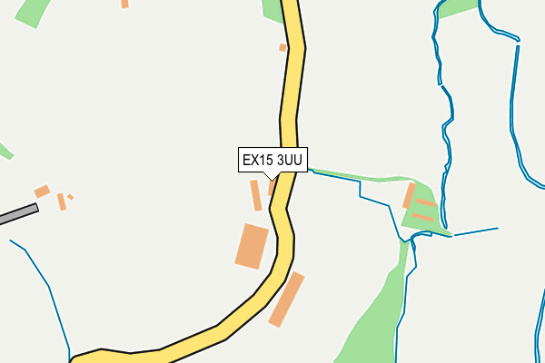 EX15 3UU map - OS OpenMap – Local (Ordnance Survey)