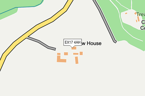 EX17 4AH map - OS OpenMap – Local (Ordnance Survey)