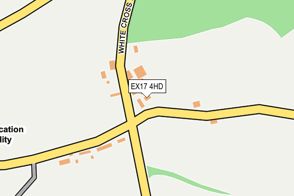 EX17 4HD map - OS OpenMap – Local (Ordnance Survey)