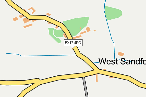 EX17 4PG map - OS OpenMap – Local (Ordnance Survey)