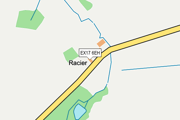 EX17 6EH map - OS OpenMap – Local (Ordnance Survey)