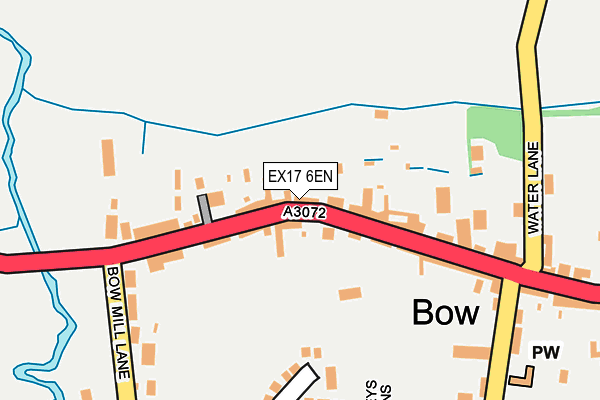 EX17 6EN map - OS OpenMap – Local (Ordnance Survey)