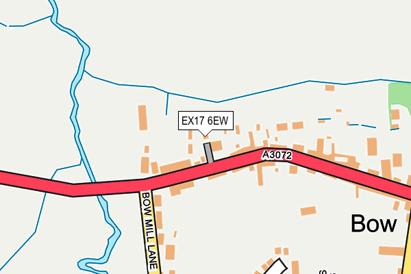 EX17 6EW map - OS OpenMap – Local (Ordnance Survey)