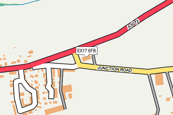 EX17 6FB map - OS OpenMap – Local (Ordnance Survey)