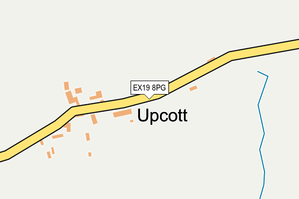 EX19 8PG map - OS OpenMap – Local (Ordnance Survey)