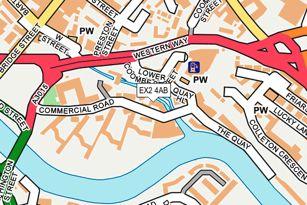 EX2 4AB map - OS OpenMap – Local (Ordnance Survey)