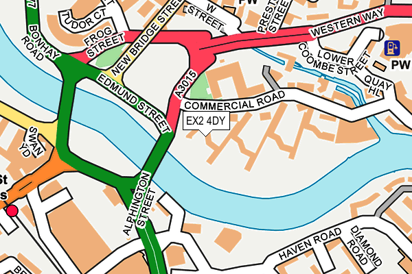 EX2 4DY map - OS OpenMap – Local (Ordnance Survey)