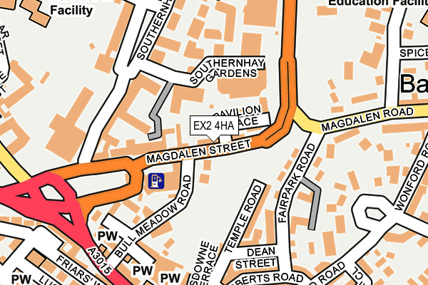 Map of SOUTHERNHAY MEWS AMENITY LIMITED at local scale