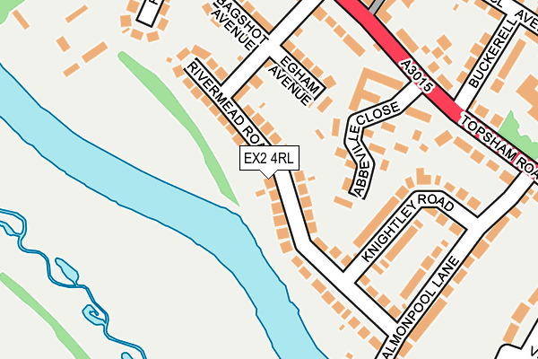 EX2 4RL map - OS OpenMap – Local (Ordnance Survey)