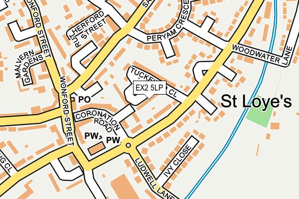 EX2 5LP map - OS OpenMap – Local (Ordnance Survey)