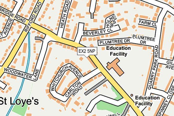 EX2 5NP map - OS OpenMap – Local (Ordnance Survey)