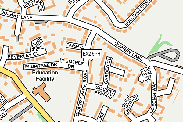 EX2 5PH map - OS OpenMap – Local (Ordnance Survey)