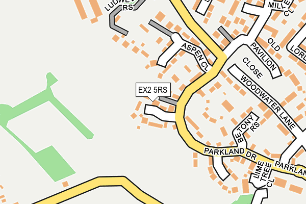 EX2 5RS map - OS OpenMap – Local (Ordnance Survey)