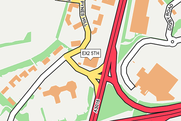 EX2 5TH map - OS OpenMap – Local (Ordnance Survey)