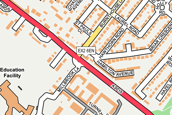 EX2 6EN map - OS OpenMap – Local (Ordnance Survey)