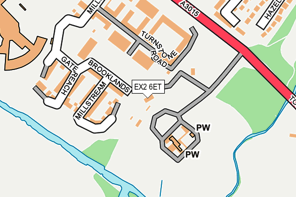 EX2 6ET map - OS OpenMap – Local (Ordnance Survey)