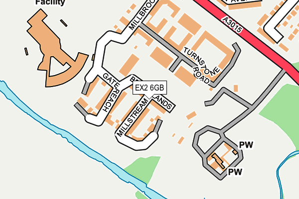 EX2 6GB map - OS OpenMap – Local (Ordnance Survey)