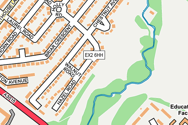 EX2 6HH map - OS OpenMap – Local (Ordnance Survey)