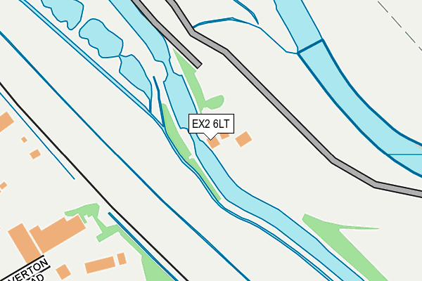 EX2 6LT map - OS OpenMap – Local (Ordnance Survey)