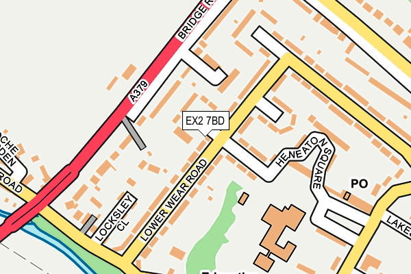 EX2 7BD map - OS OpenMap – Local (Ordnance Survey)