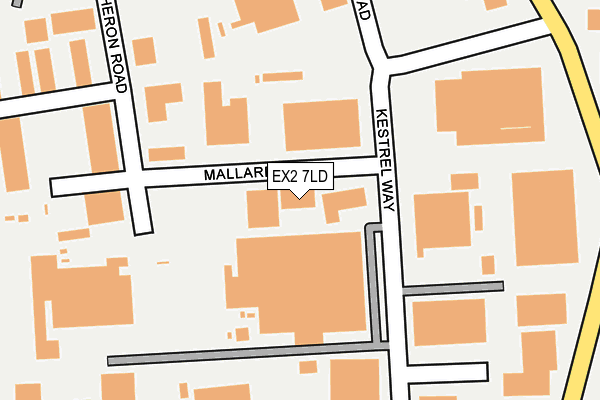 EX2 7LD map - OS OpenMap – Local (Ordnance Survey)