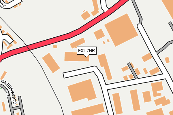 EX2 7NR map - OS OpenMap – Local (Ordnance Survey)