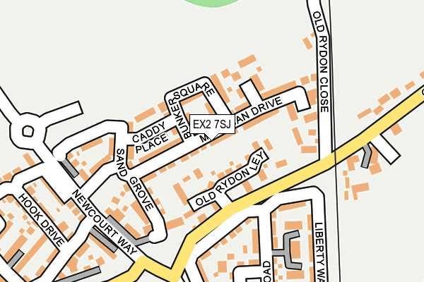 EX2 7SJ map - OS OpenMap – Local (Ordnance Survey)