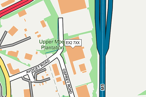 EX2 7XX map - OS OpenMap – Local (Ordnance Survey)