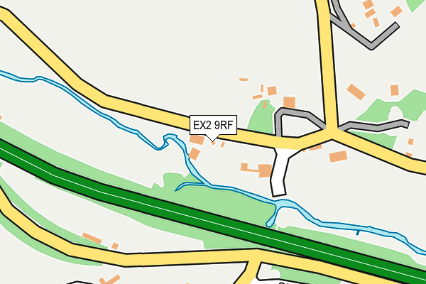 EX2 9RF map - OS OpenMap – Local (Ordnance Survey)