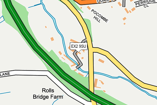 EX2 9SU map - OS OpenMap – Local (Ordnance Survey)