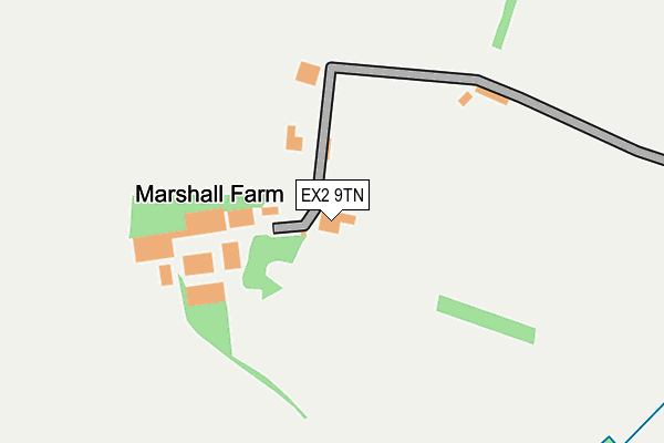 EX2 9TN map - OS OpenMap – Local (Ordnance Survey)