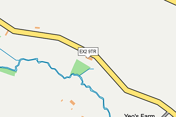 EX2 9TR map - OS OpenMap – Local (Ordnance Survey)