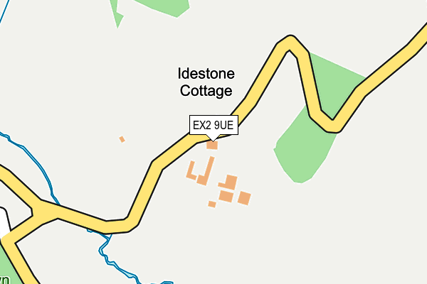 EX2 9UE map - OS OpenMap – Local (Ordnance Survey)