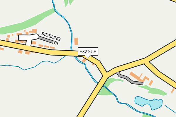 EX2 9UH map - OS OpenMap – Local (Ordnance Survey)